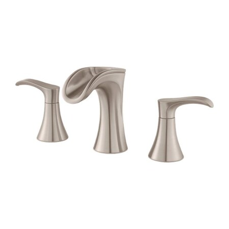 Pfister Bathroom Faucets, Brea Widespread Bath Faucet, Brushed Nickel LF-049-BRKK